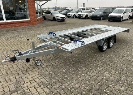 Saris AT 471 202 3500 Rimorchio per auto, vista laterale, doppio asse