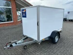 Rimorchio per bagagli con freno, 1350 kg, vista esterna bianca